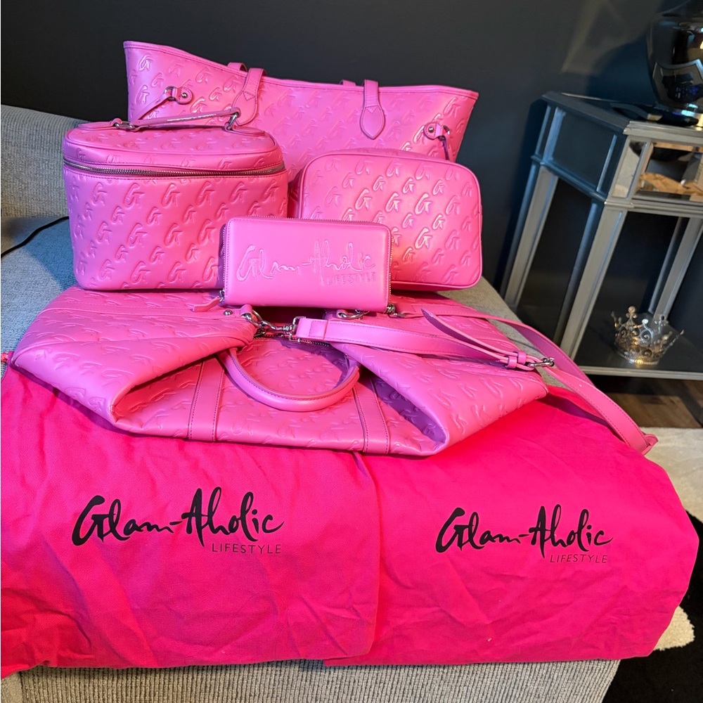 Glamaholic Pink Bag Set
